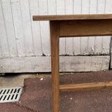 Farmhouse table 1 oak drawer