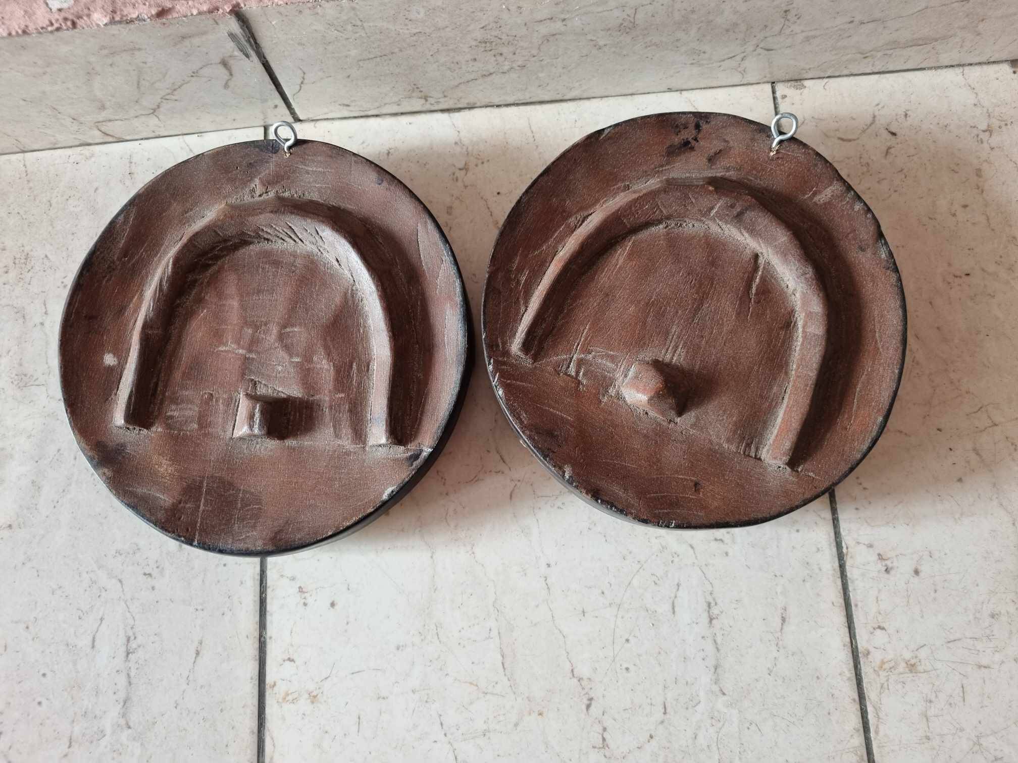 Set of 2 African Batéké masks / Téké masks