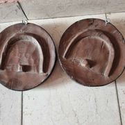 Set of 2 African Batéké masks / Téké masks