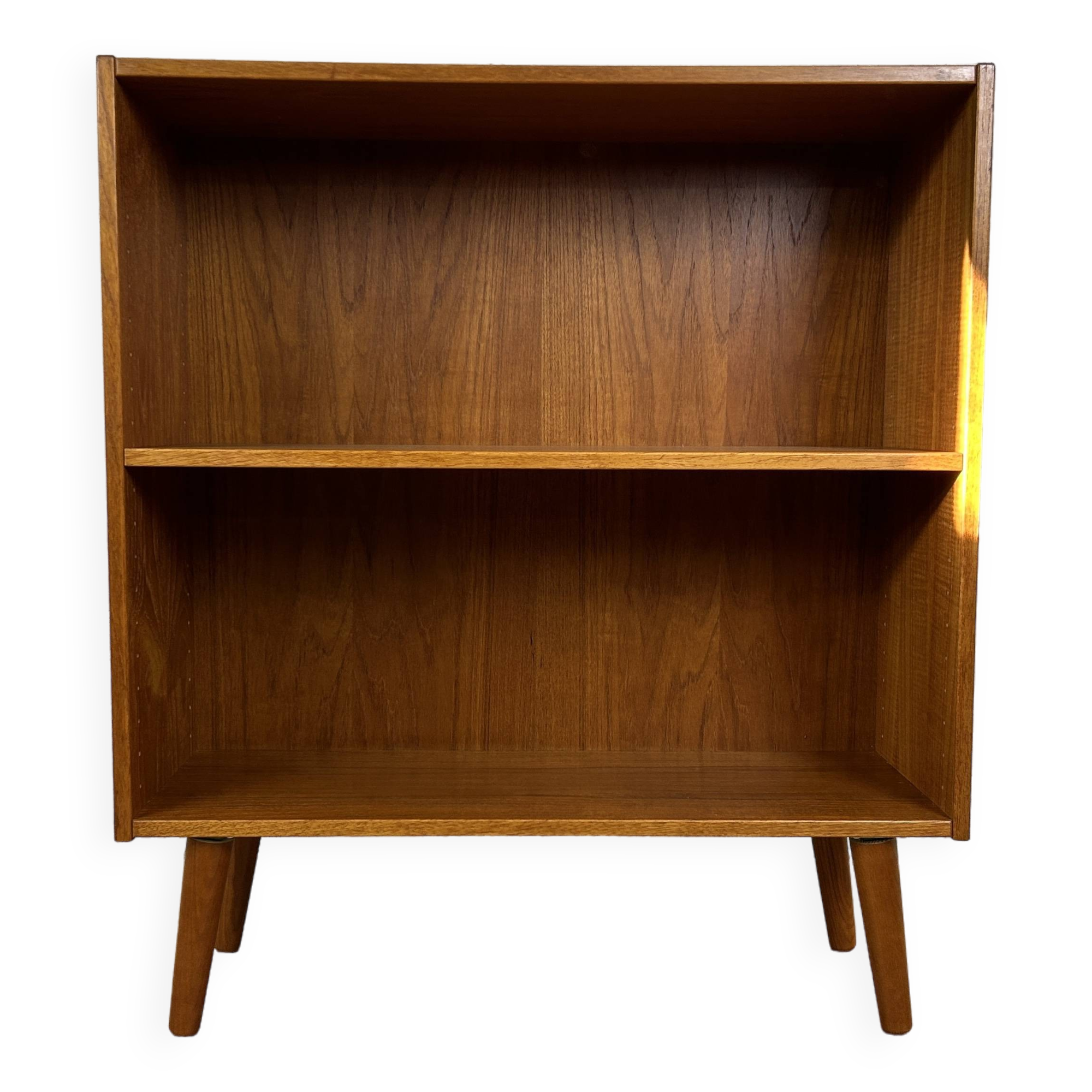 Vintage Scandinavian teak bookcase by Denka, 1960s
