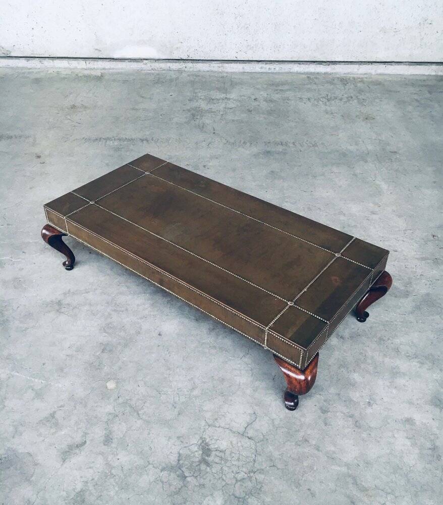 Brass coffee table, France, 1960s