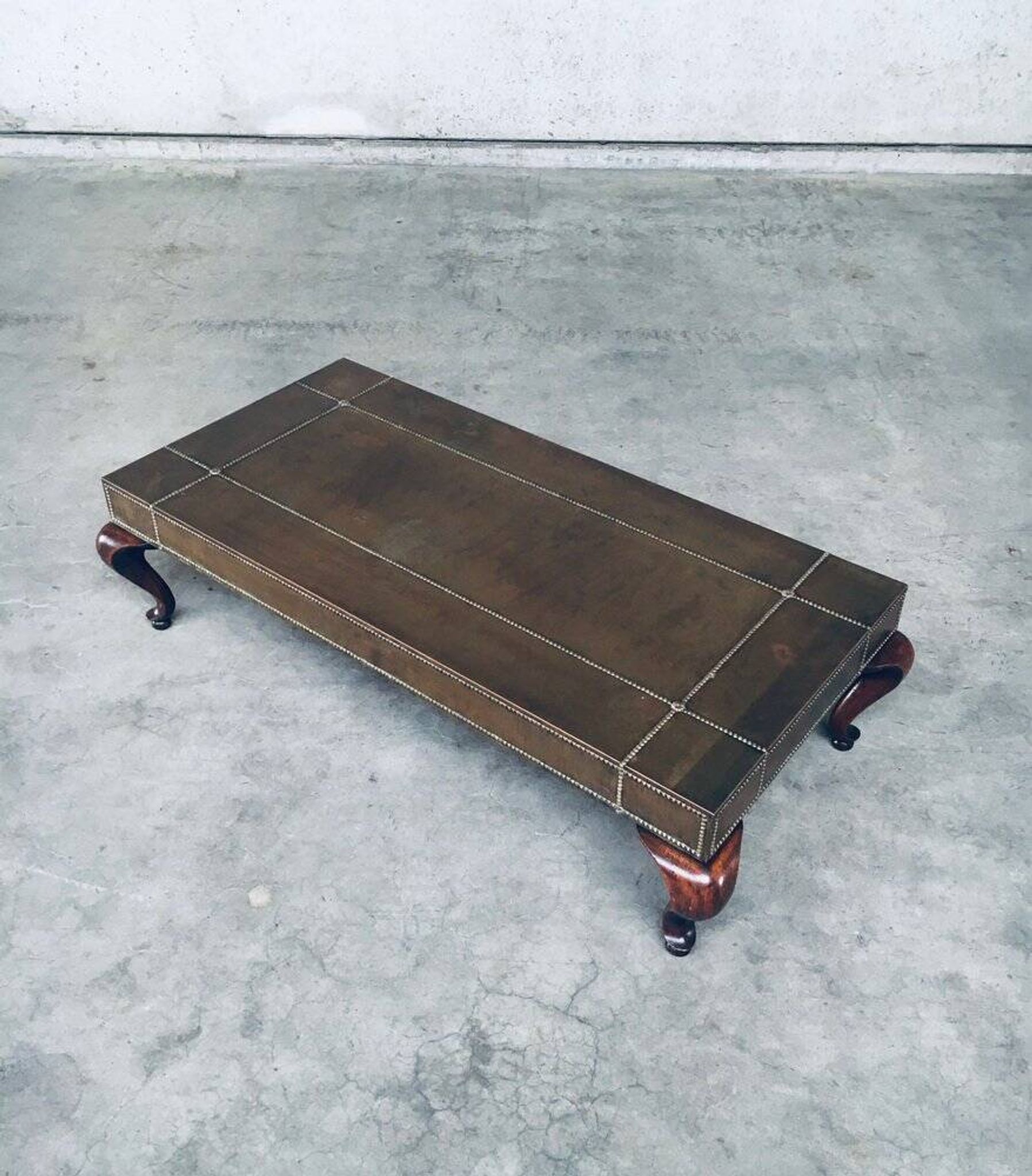 Brass Coffee Table, France, 1960s