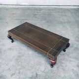 Brass coffee table, France, 1960s