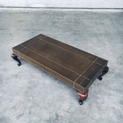 Brass Coffee Table, France, 1960s