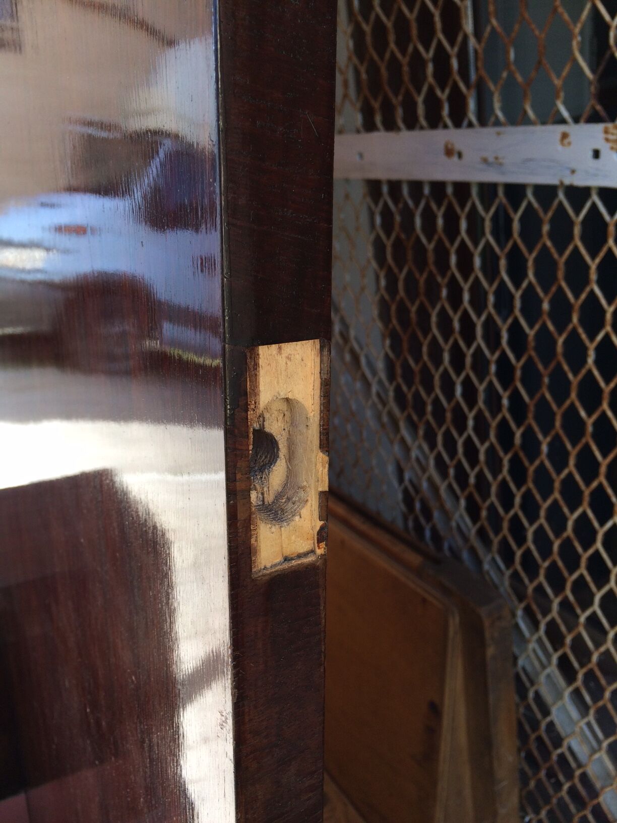 Atypical wall entrance coat rack, 50s