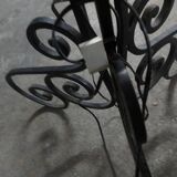 Vintage wrought iron floor lamp