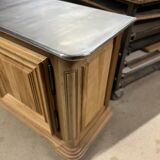 Buffet en noyer massif type bar