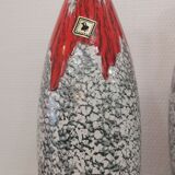Vase vintage Fat Lava Fabriqué en Hongrie dans les années 70