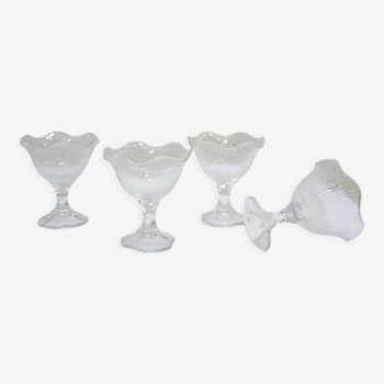Set of 4 vintage ice cups