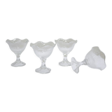 Set of 4 vintage ice cups