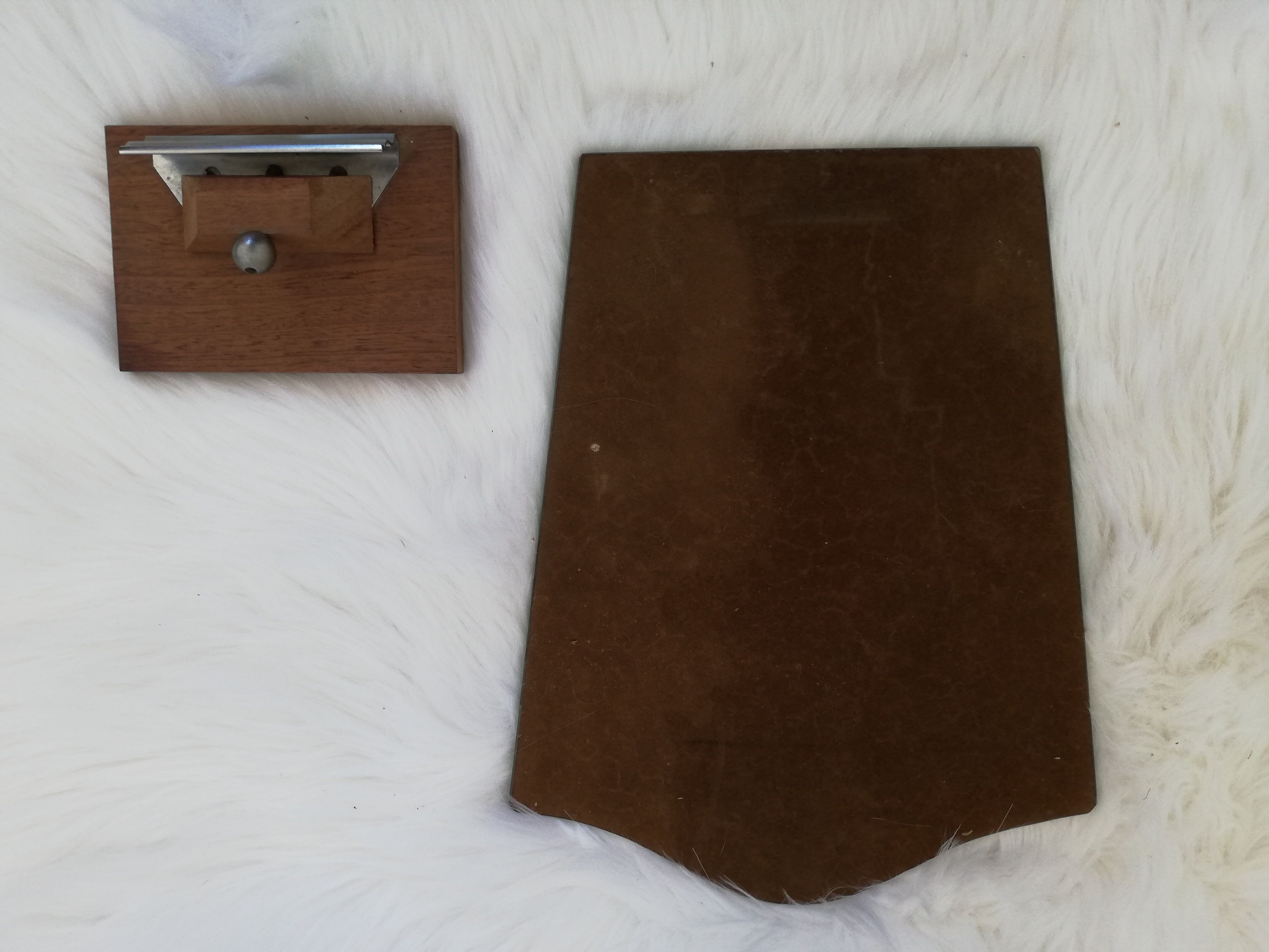 Art Deco beveled lay mirror