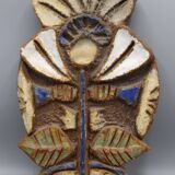 Plaque murale grès émaillé - les Argonautes - Vallauris design circa 1950 1960