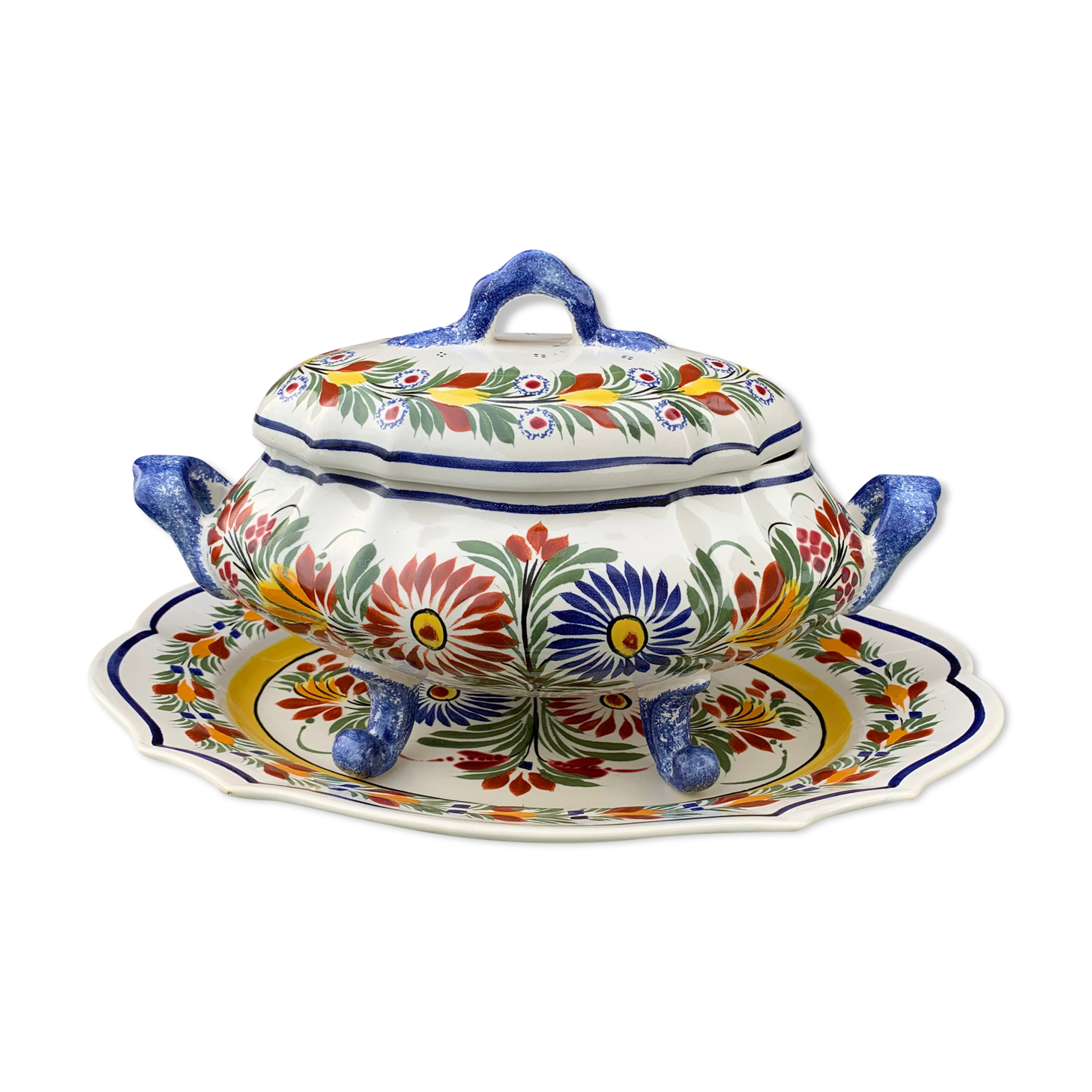 Soup and dish Henriot