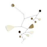 Modernist brass mobile 100x95cm
