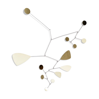 Modernist brass mobile 100x95cm