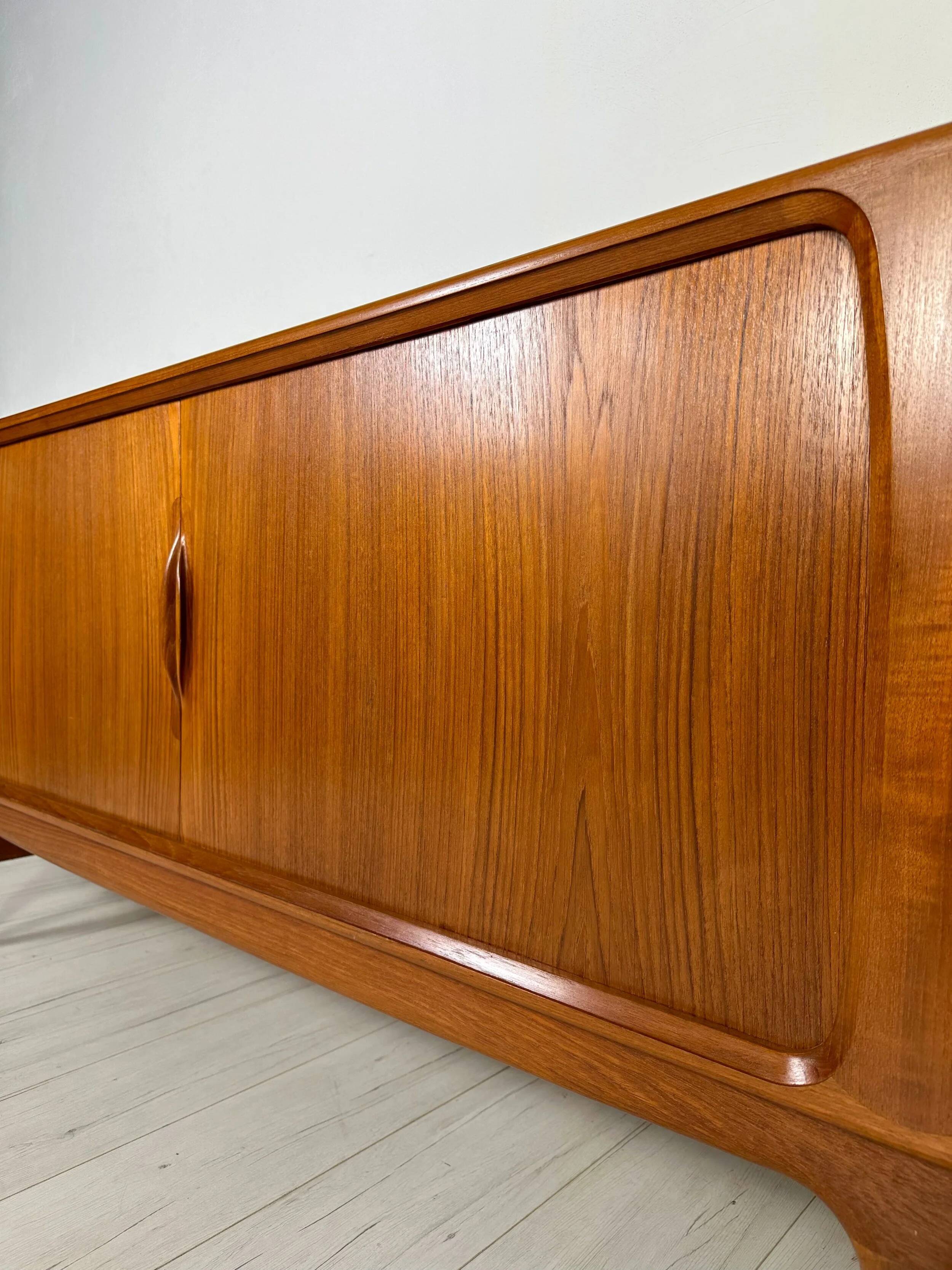 60s vintage Danish teak sideboard 19 by Johannes Andersen for Uldum Møbelfabrik
