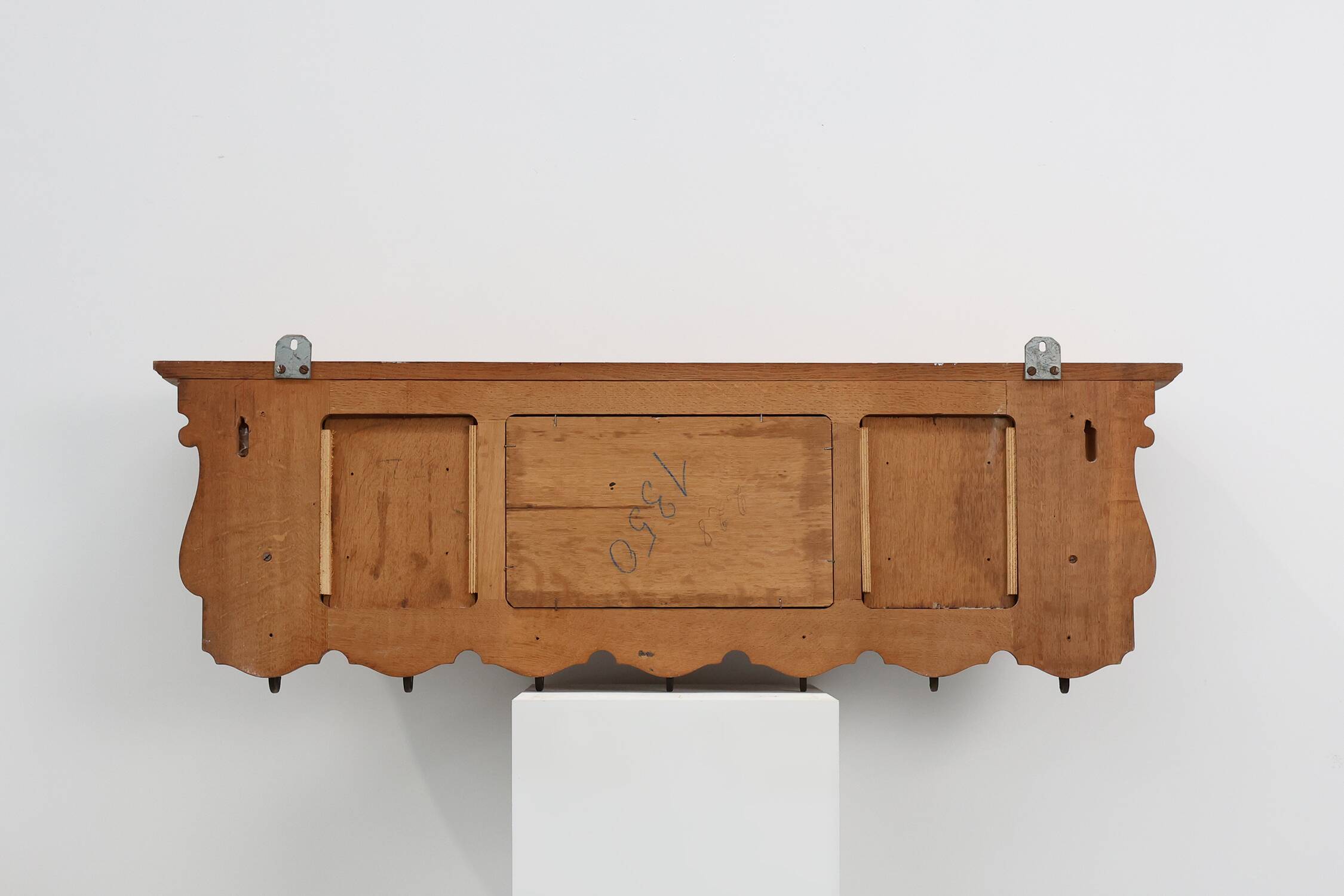 20th century Belgian Oak Coatrack in Baroque Bruegel Style
