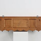 20th century Belgian Oak Coatrack in Baroque Bruegel Style