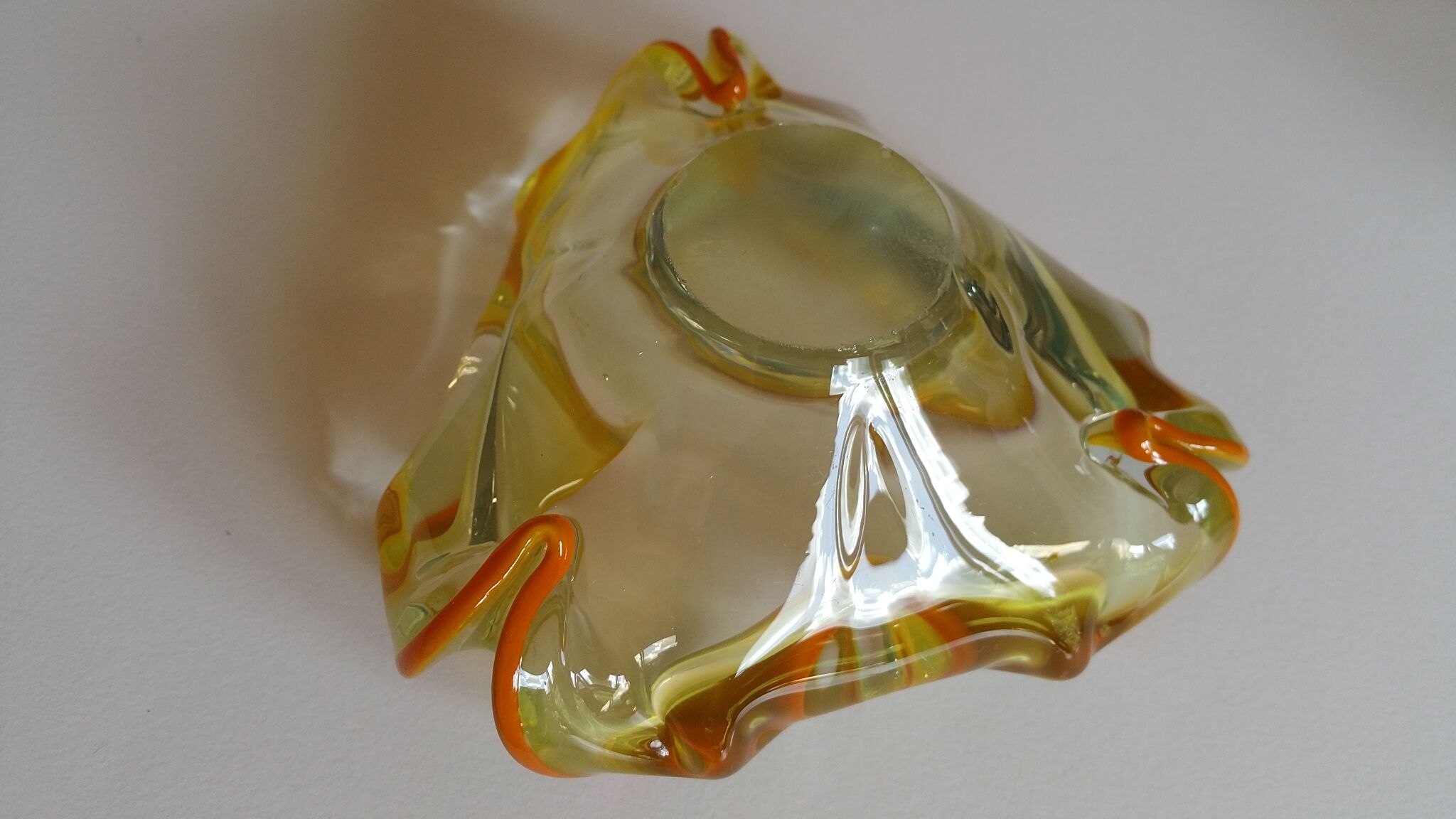 Murano two-tone ashtray