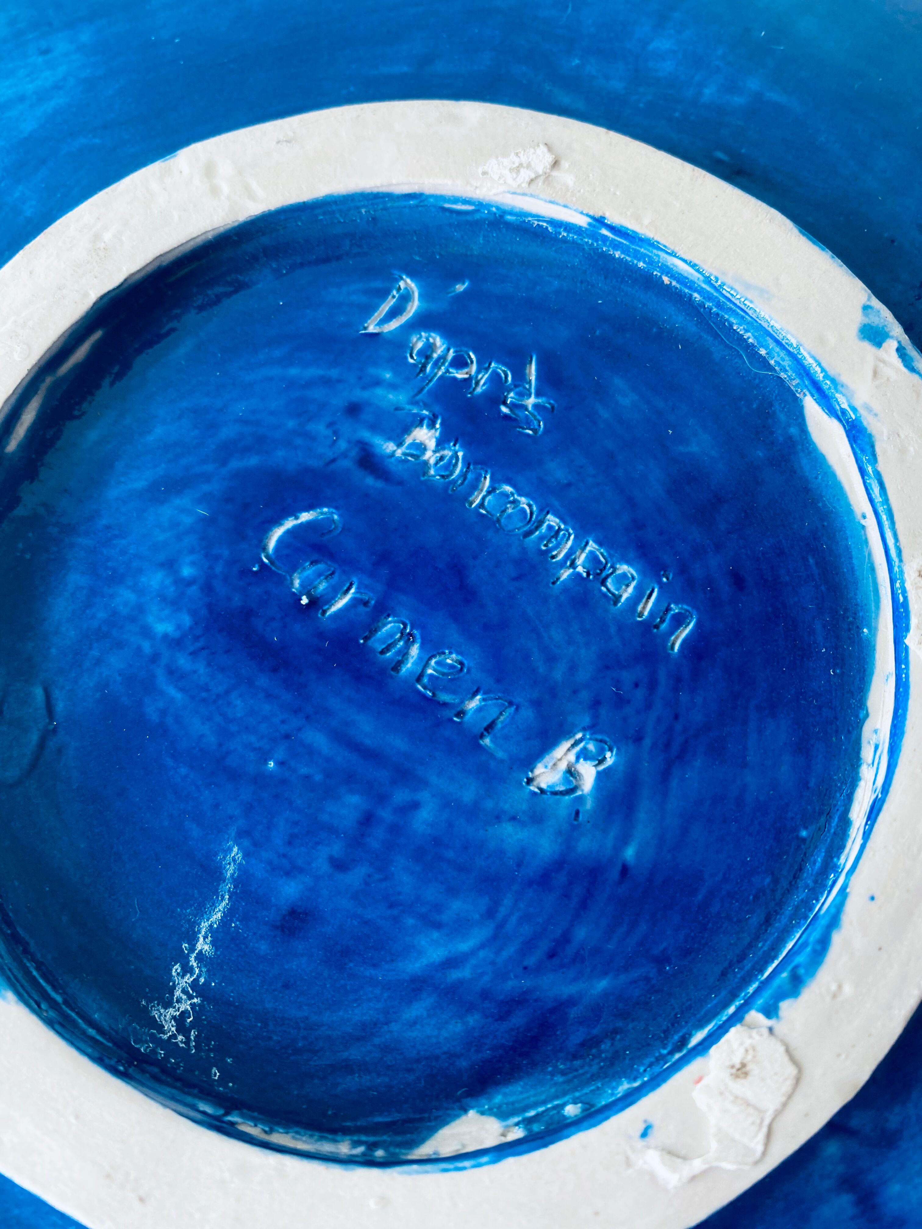 Decorative plate after Boncompain