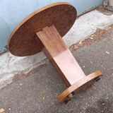 Art deco pedestal table