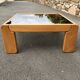 Vintage elm coffee table 1970