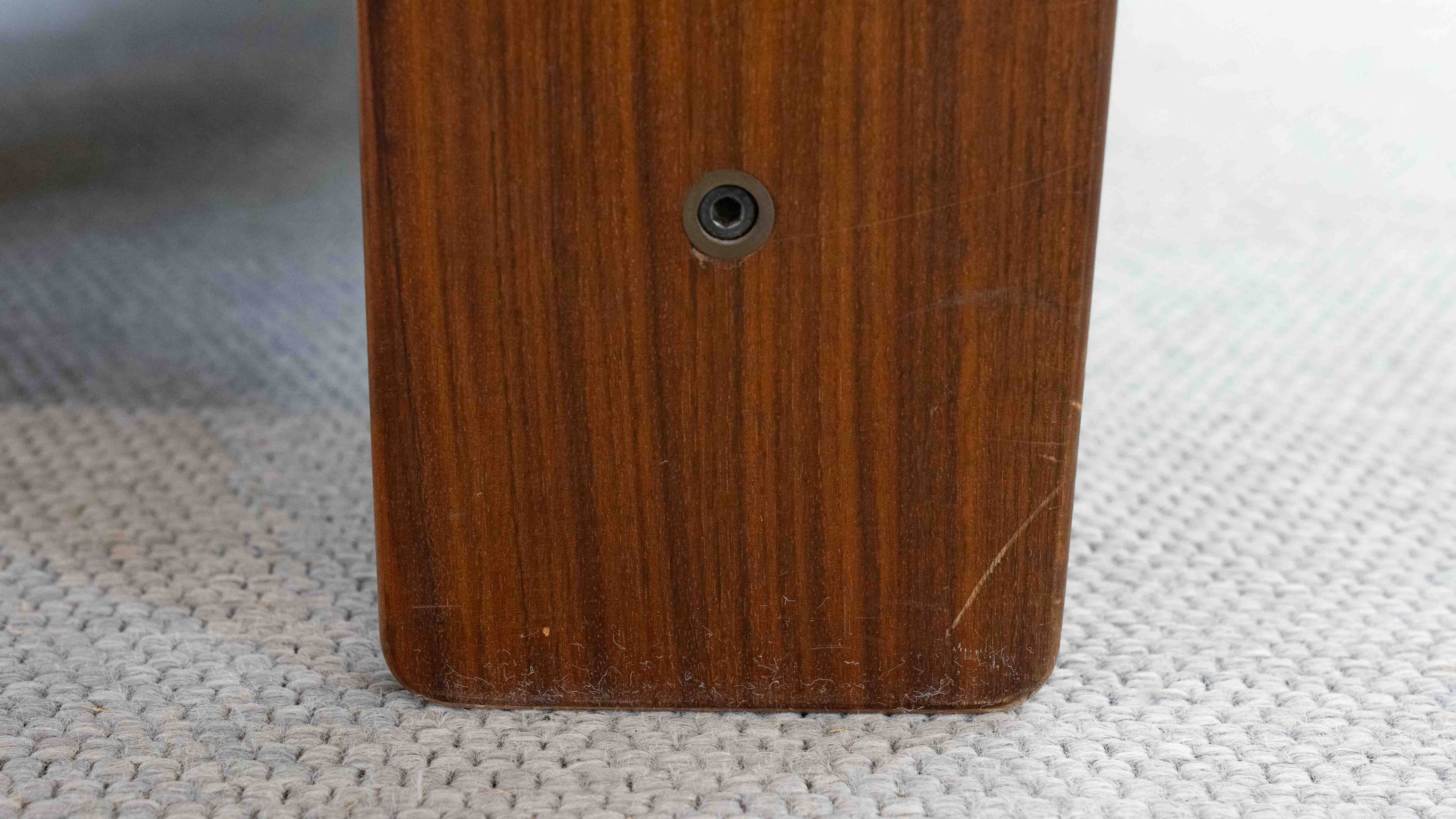 Bastiano Leather Sofa in Black by Tobia Scarpa for Gavina / Knoll