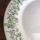 Lot de 4 assiettes plates fleurs violettes Martha Stewart everyday