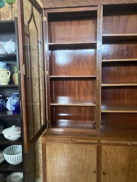 Old corner pharmacy cabinet