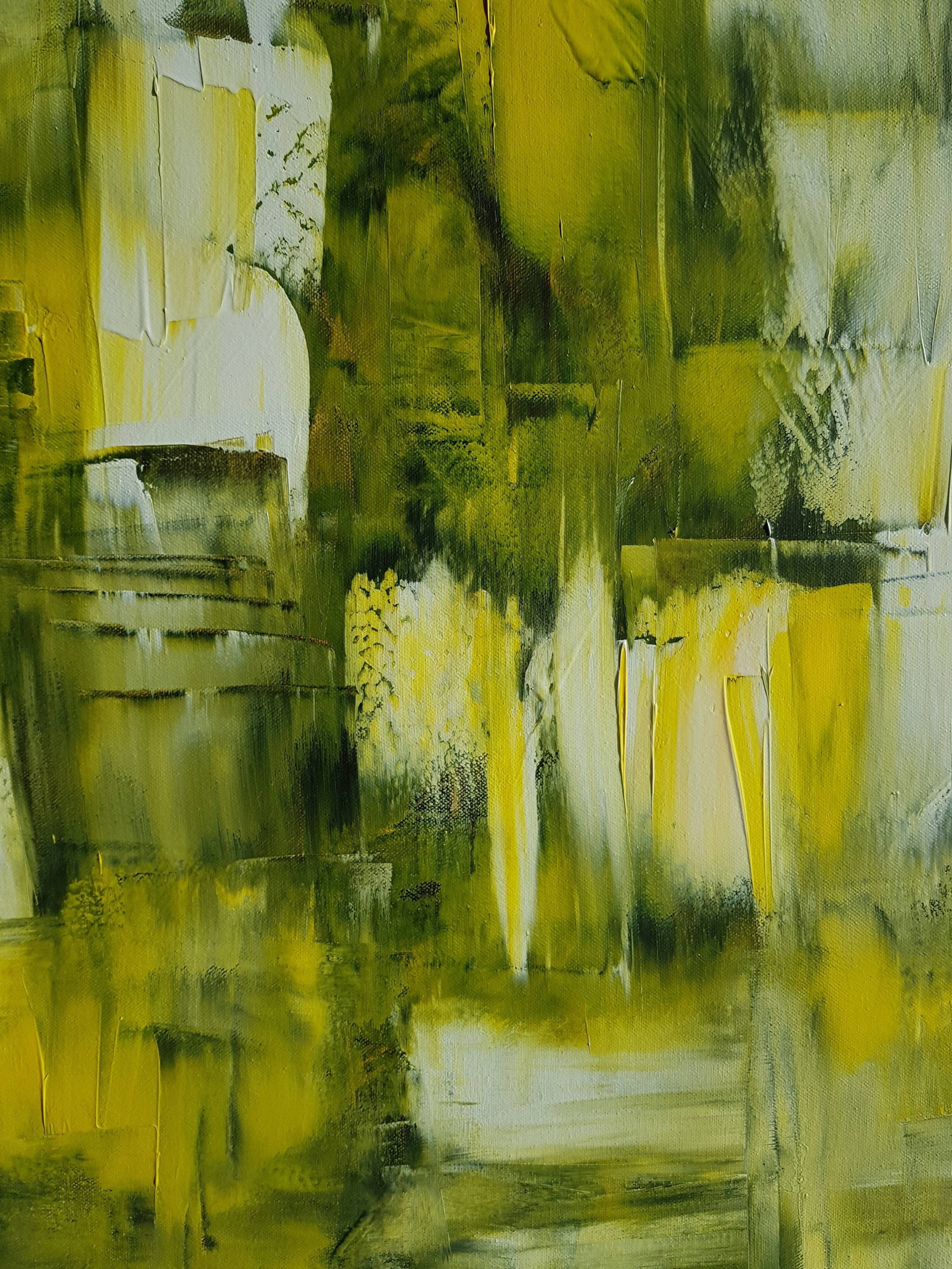 Abstract painting "yellowstone"