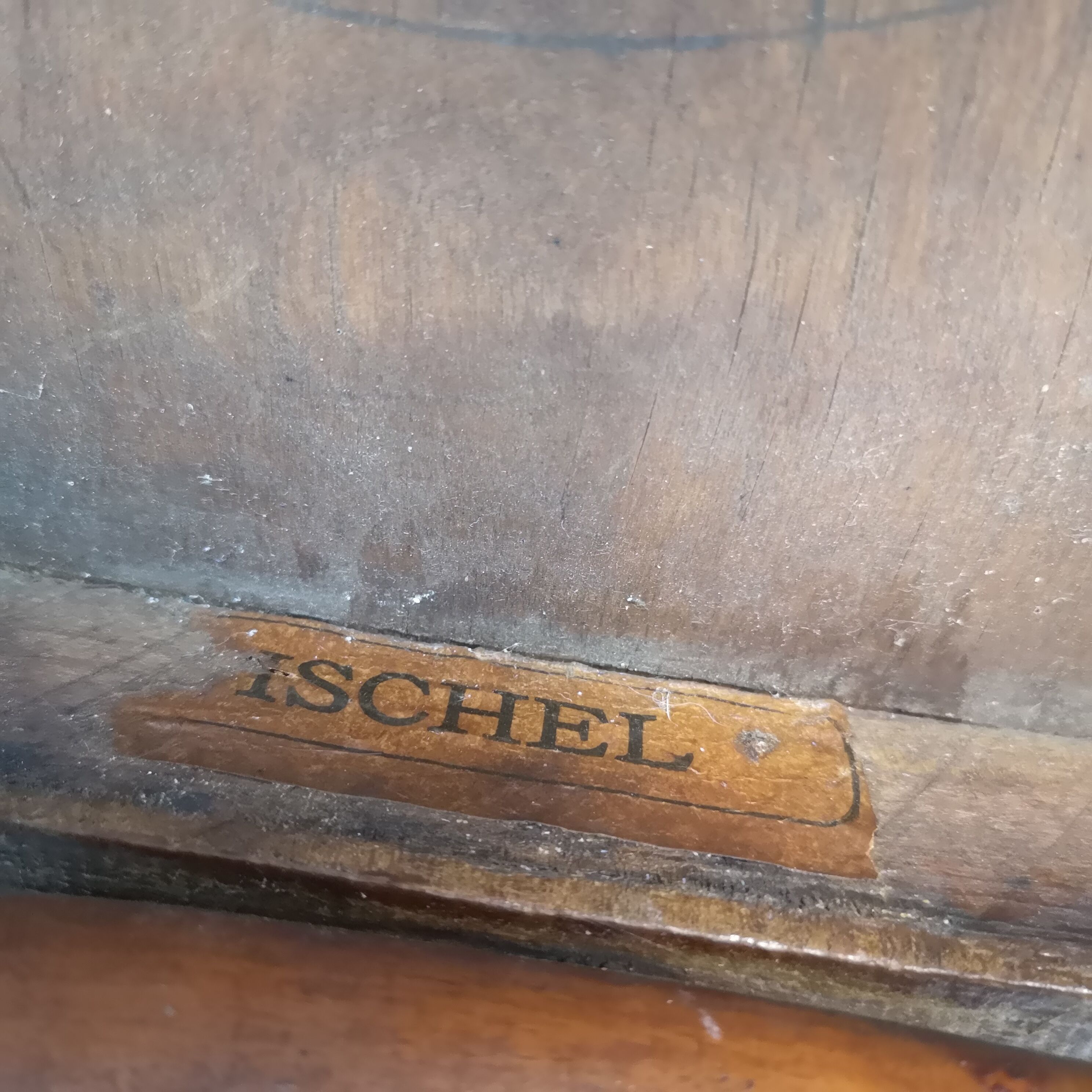 Series of 6 Bistro chairs dismatched Baumann and Fischel