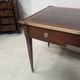 Louis XVI flat desk in mahogany veneer and rosewood, 18th century.
