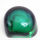 Emerald green Murano glass ashtray