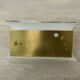 Vintage lucite and brass wall lamp ,1970s