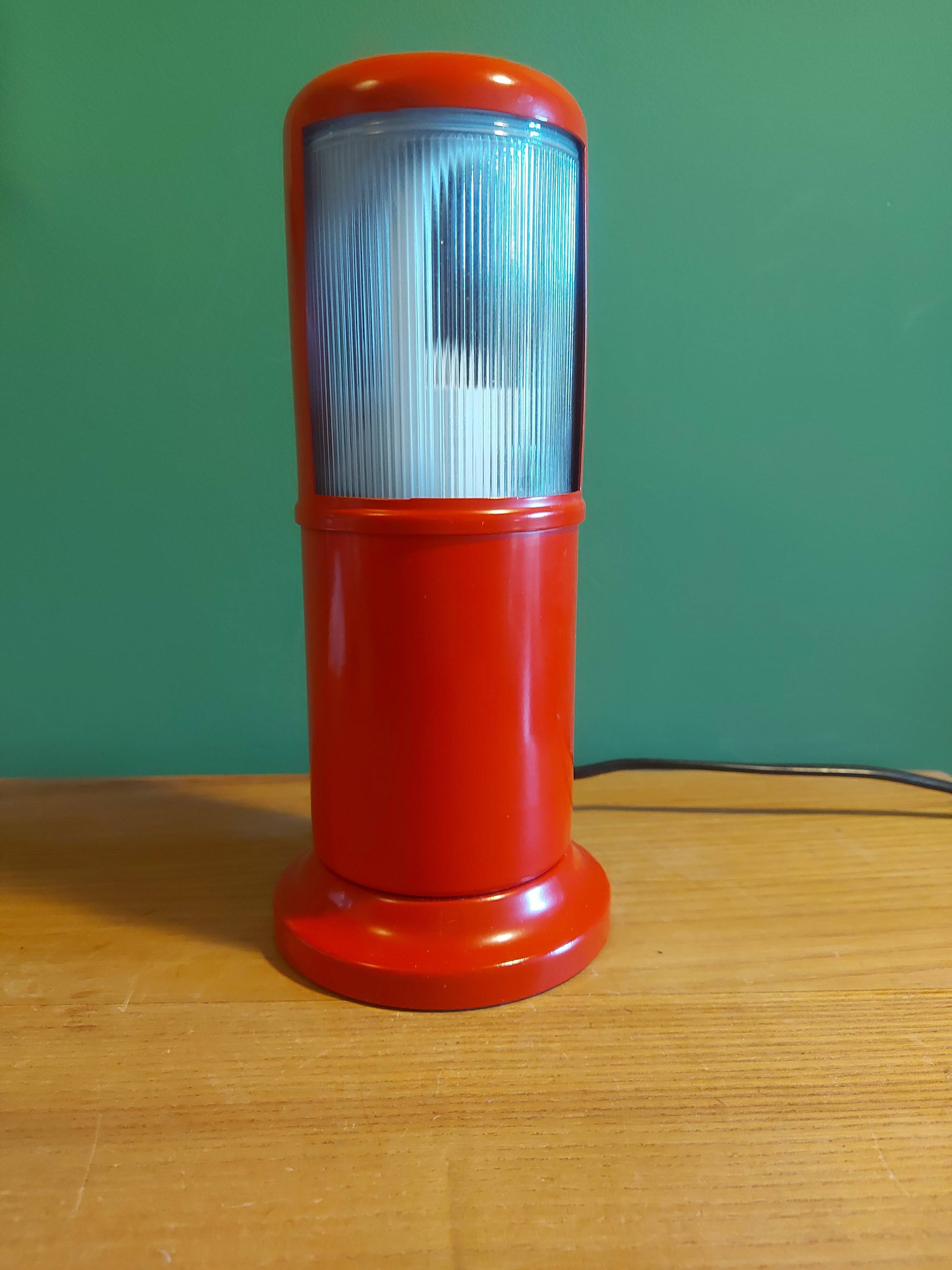 Vintage metal lamp 1980