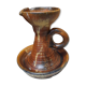 Vintage stoneware candle holder