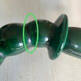 Pair of ceramic candle holders