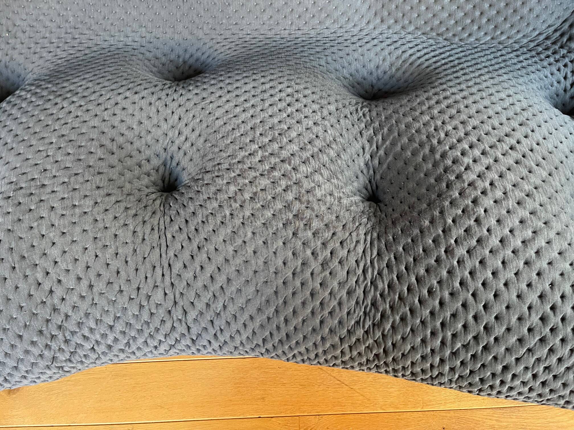 Very large Ploum sofa, 3 seats, high back, anthracite gray, Ligne Roset