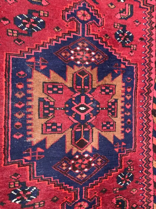 Carpet vintage Persian Hamadan done hand 110 X 210 CM