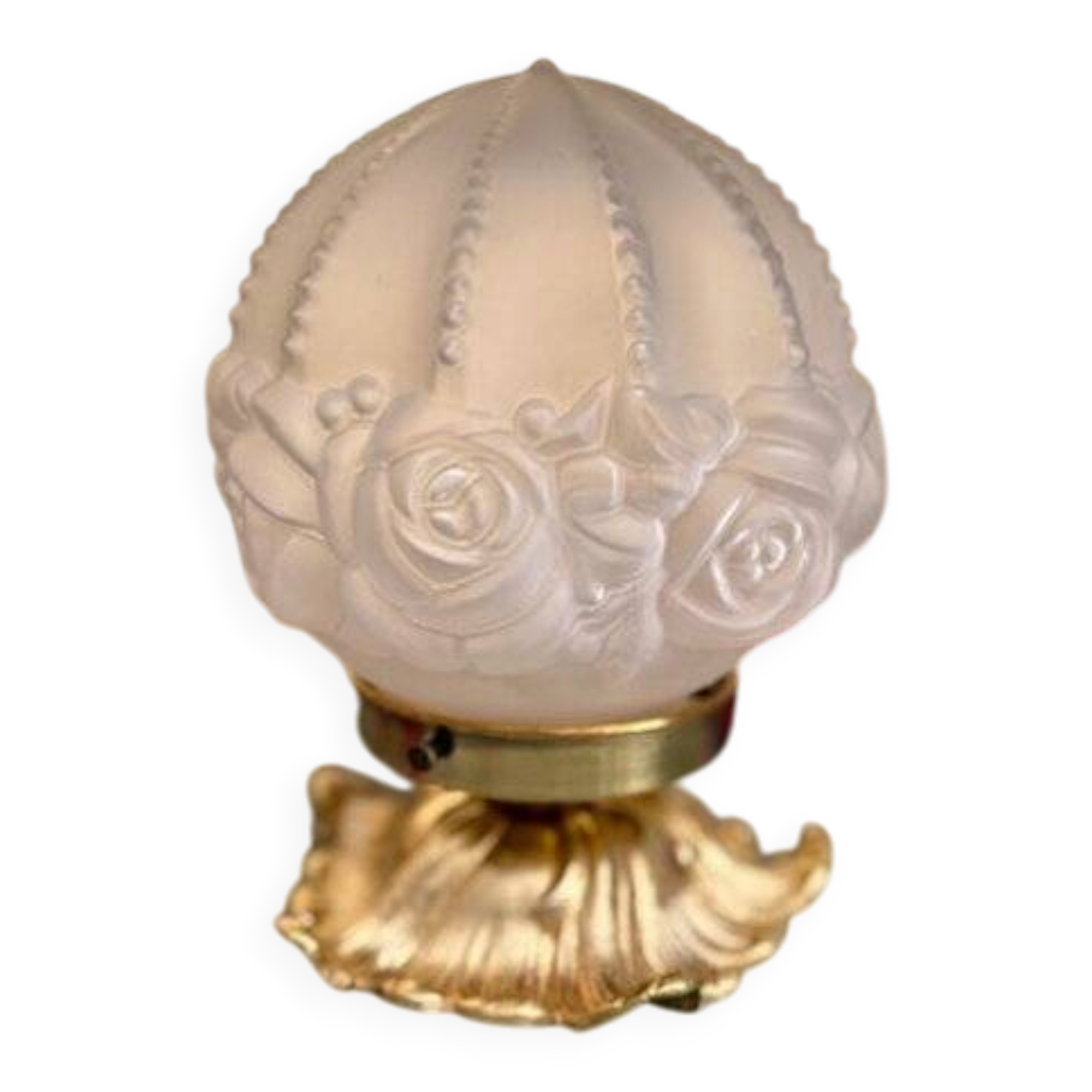 Adorable vintage floral lamp