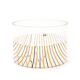 Transparent striped vase by Rosanna Toso for Fratelli Toso, 1970s.