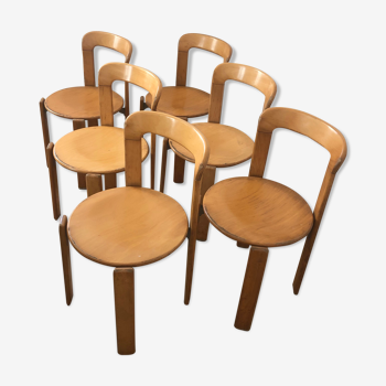 6 chaises Bruno Rey Mobilier International