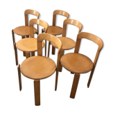 6 chaises Bruno Rey Mobilier International