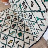 Vintage Berber abstract rug 375 X 132 CM