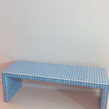 Ceramic mosaic tile coffee table