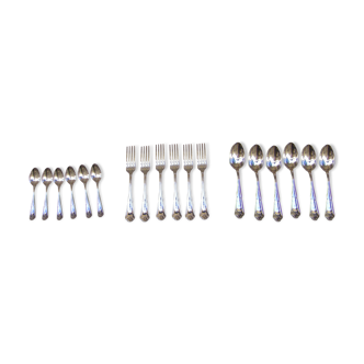 Set de couverts "Saglier Frères" 18 pièces