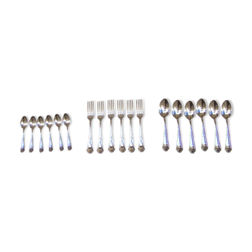Set de couverts "Saglier Frères" 18 pièces