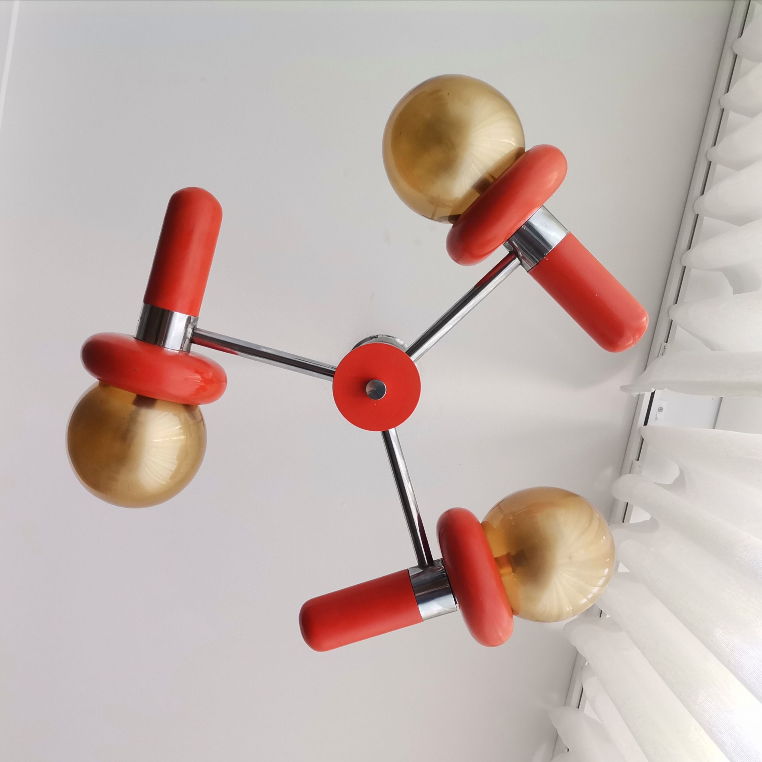 Vintage space age sputnik chandelier