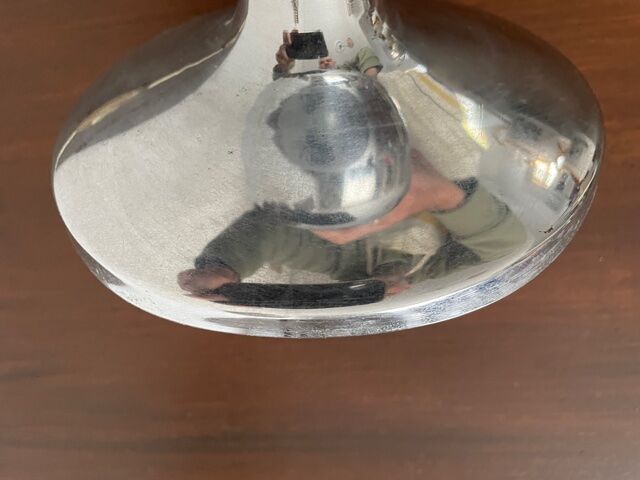 Chrome metal lamp 1960