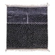 Black and White Rug - 211 x 191 cm